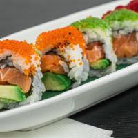 Rainbow Roll · Several kinds of fish, crabstick and avocado.

Consuming raw or under cooked meats, poultry ...