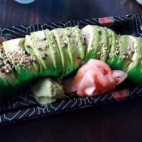 American Dream · Spicy salmon, avocado on top.

Consuming raw or under cooked meats, poultry seafood, shell f...