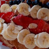 Toasted Bread With Fruit (2 Pieces) · 