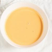 Lobster Bisque · In house made creamy lobster bisque in a 12 oz. cup.