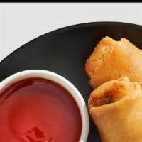 Vegetable Spring Roll · 4 pieces.