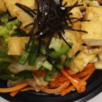 Tofu Poke  · Fried tofu,lettuce cucumber carrots  red onion pineapple scallions with Ito classic sauce an...