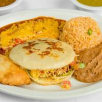 Jalapeño Plate · One cheese enchilada covered with homemade enchilada sauce with one beef or chicken gordita ...