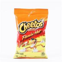 Cheetos Cheese Crunchy Hot 2.75 Oz · Hot, spicy flavor packed into crunchy, cheesy snacks. CHEETOS® Crunchy FLAMIN’ HOT® Cheese F...