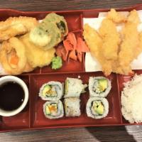 Shrimp Tempura Bento Box (Lunch) · 