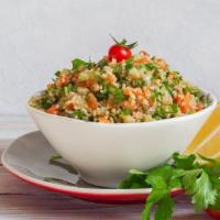 Tabouli · Mix fresh Mediterranean salad.