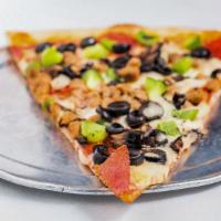Supreme Pizza · Pepperoni sausage, hamburger, peppers, mushrooms, onions, & olives on a New York style crust.