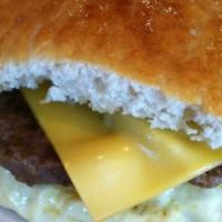Sausage, Egg, Cheese Biscuit · 