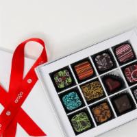 12 Pieces Chocolates Gift Box · Twelve pieces of single origin chocolate combined with only the finest ingredients, handcraf...