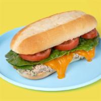 Tuna Melt · Tuna salad and melted cheese with your choice of toppings on bread.