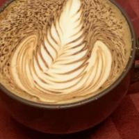 Chocolate Chimp Coffee · Coconut and mocha latte.