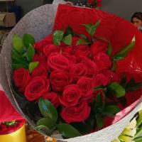 Red Roses Bouquet 24 · Bouquet with 24 flowers without base