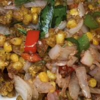 Pepper Corn	 · Battered golden corn fried and tossed in wok with aromatic spices