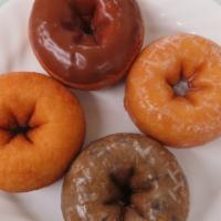 Cake Mix - Dozen · Assorted Cake Donuts (plain, glazed, chocolate glazed, cinnamon sugar, blueberry)