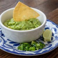 House Guacamole - Small · Our house made guacamole, served with Chips & Salsas and a side of diced fresh jalapeños and...