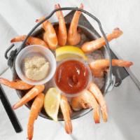 1/2 Dozen Peel 'N Eat Shrimp · Served chilled with cocktail sauce.