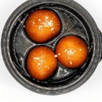 Shahi Jamun · Delicious Indian dessert made w/ milk solids(khoya), flour, sugar, saffron and dry fruits & ...