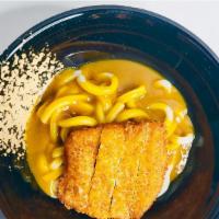 Katsu Curry Udon/Rice · Pork Katsu Curry Bowl with Choice of Rice or Udon.
Please choose.