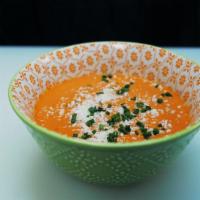 Spicy Tomato Basil Soup · Classic Creamy Tomato Basil soup.