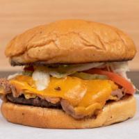 Beanburger · Refried beans, Fritos, and Cheddar cheese piled on our Original Big Juicy burger. Includes m...