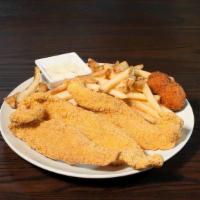 1 Catfish Basket (2 Piece) · Available spicy or regular