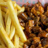 Rib Tips With Fries · 