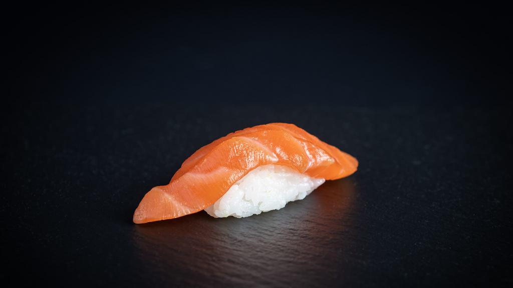 Miso Salmon Sushi 1Pc · 72 hours marinated with miso
@Consuming raw or undercooked meats, poultry, seafood, shellfish, or eggs may increase your risk of foodborne illness, especially if you have a certain medical condition.