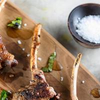 Lamb Chops · Lamb chops marinated with ginger, herbs and mild spices, grilled in tandoor.