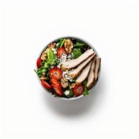 Lto - Strawberry Salad Bowl · Arcadian Lettuce & Spinach Mix, Walnuts, Goat Cheese, Strawberries, Herb Grilled Chicken. Re...