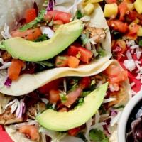 Acapulco Fish Tacos · Gluten-free. Two flour or corn tortillas filled with your choice of fried or grilled tilapia...