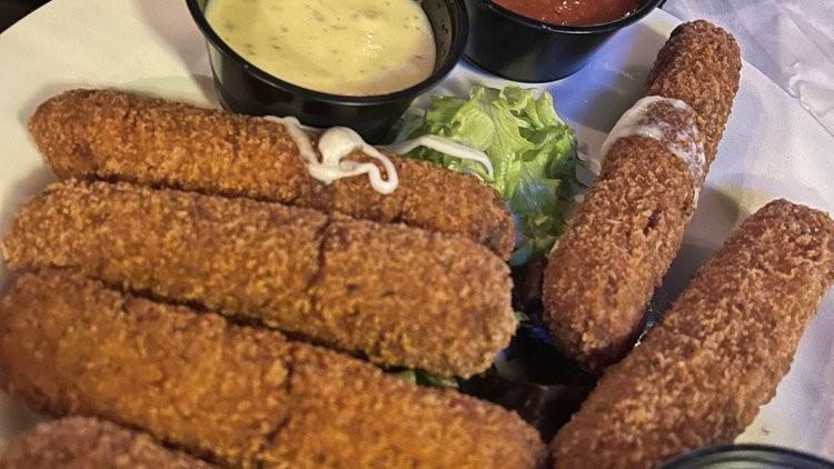 Fried Cheese Sticks · Cheese Sticks Fried to Perfection. Served with Marinara Sauce.