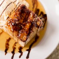 Monster Bread Pudding · Whiskey Sauce