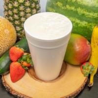 Licuados Milk Shake  · Delicious shake made of your choice of fruit. Strawberry, mango, pineapple, banana, pecan, c...