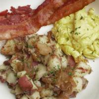“Sunday Morning” Breakfast Platter · Easy like Sunday morning or any morning ! You’ll get (1)  meat option (1)  sausage patty , o...