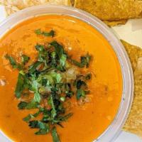 Chips N Salsa Vaquera · Spicy high heat salsa topped with cilantro and onion 8oz