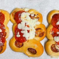 Sausage And Cheese With Pepperoni · Sausage,Pepperoni slices with Mozzarella Cheese