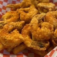 Fried Shrimp Basket · Comes with Cajun Fries.