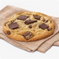 Triple Chocolate Chip Cookie · Chewy. Chunky. Chocolate-y. There’s always room for a cookie like this after an amazing meal.