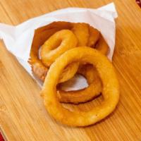 Onion Rings · Delicious, crispy, deep-fried onion slices.