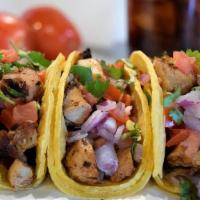 3 Chicken Street Tacos Combo · Low Calorie Option (480 with Diet Soda). . 3 Chicken Street Tacos Combo comes with doubled y...