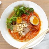 Spicy Paitan Ramen · Our Spicy version of our Creamy Broth Ramen with a hint of nuttiness. Comes with Cilantro, A...