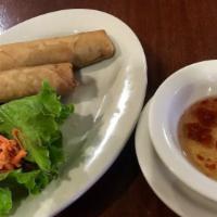 Eggrolls (2) (Chả Giò) · Chả Giò. Eggroll stuffed with pork and vegetable served with dipping sauce.
