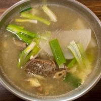 Galbi Tang · Beef short ribs with clear noodles.