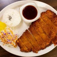 Tonkatsu · Deep-fried pork cutlets.