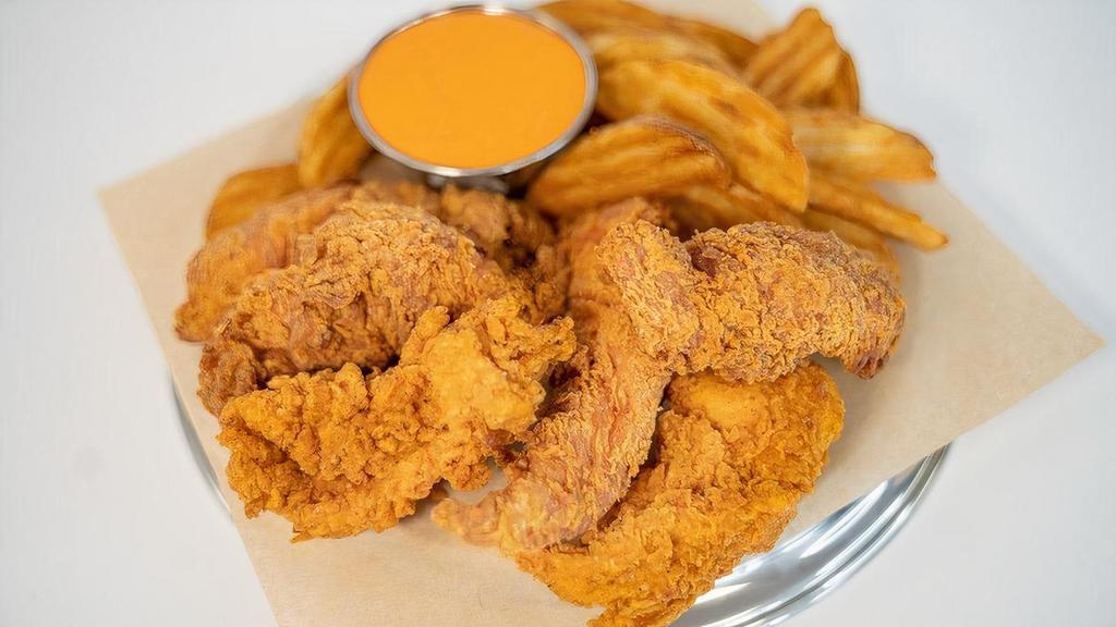 Tenders Combos And Baskets For One  · Choose your favorite sides and flavors. Add a bottled drink to make it a meal.