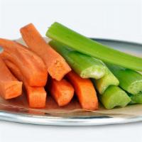 Veggie Sticks · Your choice of Veggie Sticks. Choose Carrots + Celery, Celery Only, Carrots Only. Perfect fo...