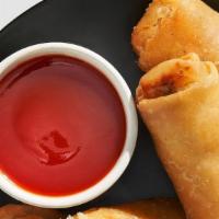 Vegetable Egg Roll · 4 pieces.