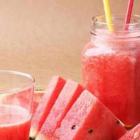 Refreshing Watermelon Smoothie · Watermelon, sprigs, lemon juice, mint leaves