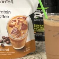 House Blend · 15 g of protein, coconut milk, cocoa powder