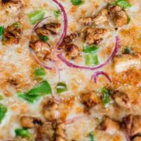 Chicken Run · Mozzarella Cheese - Green Peppers - Red Onions - Grilled Chicken Breast - BBQ/Ranch Mix base...